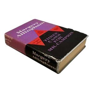 Three Cases For Mr.‎ Campion Margary Allingham Book Omnibus Two HC DJ 1941